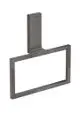 AXOR-HG-AXOR-Universal-Rectangular-Handtuchring-Brushed-Black-Chrome-42623340 gallery number 1